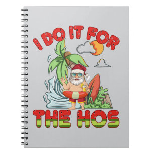 Caderno Espiral Eu Faço Para O Ho Natal em julho