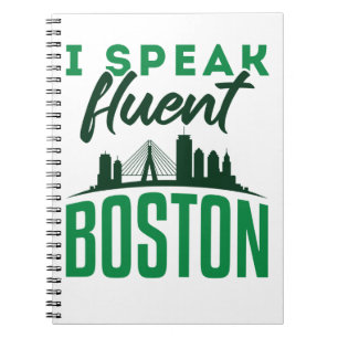 Caderno Espiral Eu Falo Sotaque Fluent Boston Bostonian