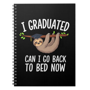 Caderno Espiral Eu Me Formei Posso Voltar Para A Cama Agora Pregui