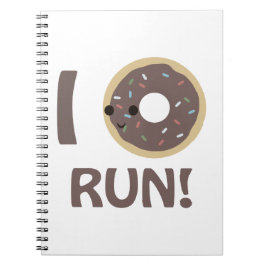 Caderno Espiral Eu não corro