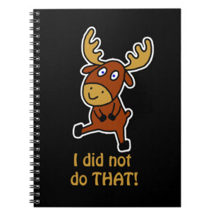 Caderno Espiral Eu não fiz isso! Moso engraçado