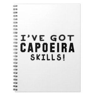 Caderno Espiral Eu obtive habilidades de Capoeira