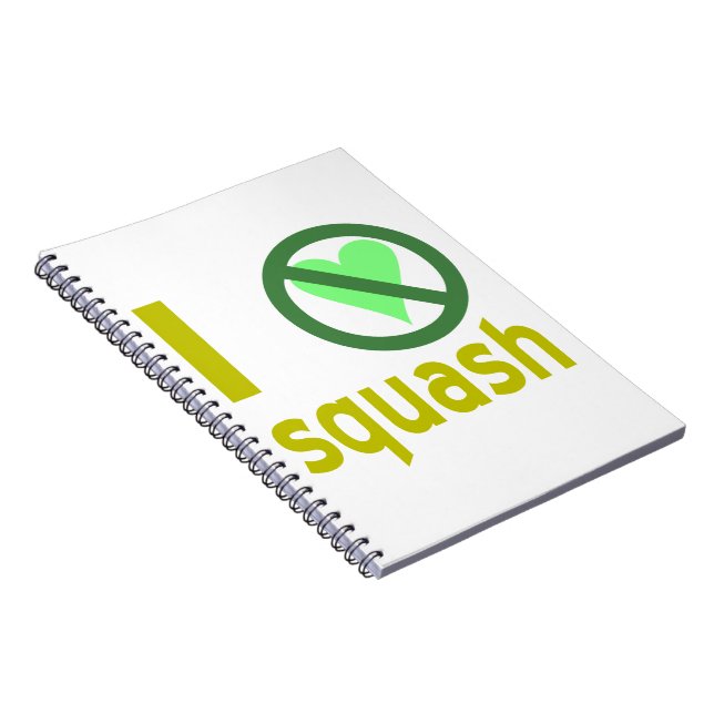 Caderno Espiral Eu Odeio Abobrinha Sem Amor (Lado Direito)