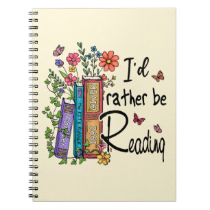 Caderno Espiral Eu Preferencialmente Lendo