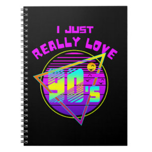 CADERNO ESPIRAL EU SIMPLESMENTE AMO OS ANOS 90