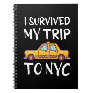 Caderno Espiral Eu Sobrevivi À Minha Viagem À NYC