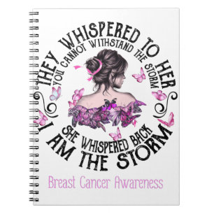 Caderno Espiral Eu Sou A Consciência Do Cancer De Tempestade