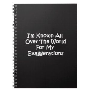 Caderno Espiral Eu sou conhecido em todo o mundo