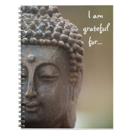 Caderno Espiral Eu sou grato para… Diário da gratitude com Buddha