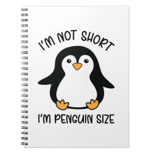 Caderno Espiral Eu sou o tamanho dos pinguins, Dia de Apreciação M