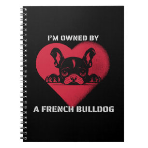Caderno Espiral Eu sou possuído por um Bulldog Francês
