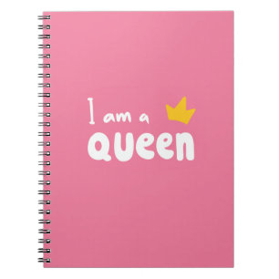 Caderno Espiral Eu Sou Rainha – Corporativo Elegante