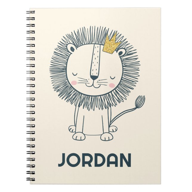 Caderno Espiral Eu sou um pequeno rei (Frente)