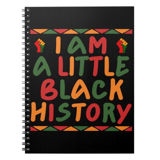 Caderno Espiral Eu Sou Um Pouco Negra (Frente)