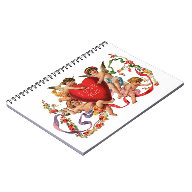 Caderno Espiral Eu Te Amo (Left Side)