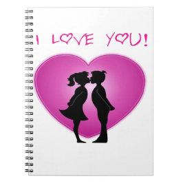 Caderno Espiral Eu Te Amo