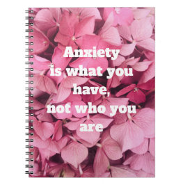 Caderno Espiral Eu Tenho Ansiedade