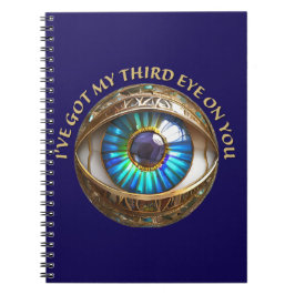 Caderno Espiral Eu tenho meu terceiro olho em você
