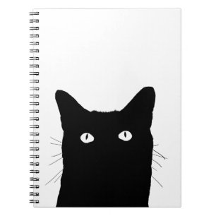 Caderno Espiral Eu vejo Cat Click para selecionar seu decoro de co