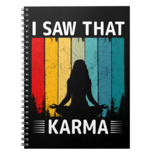 Caderno Espiral Eu Vi Essa Karma