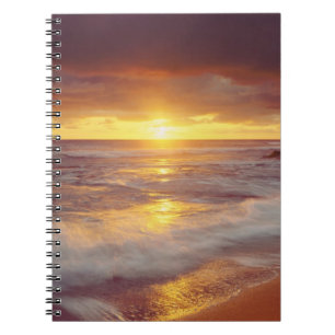 Caderno Espiral EUA, Califórnia, San Diego. Praia Sunset Cliffs