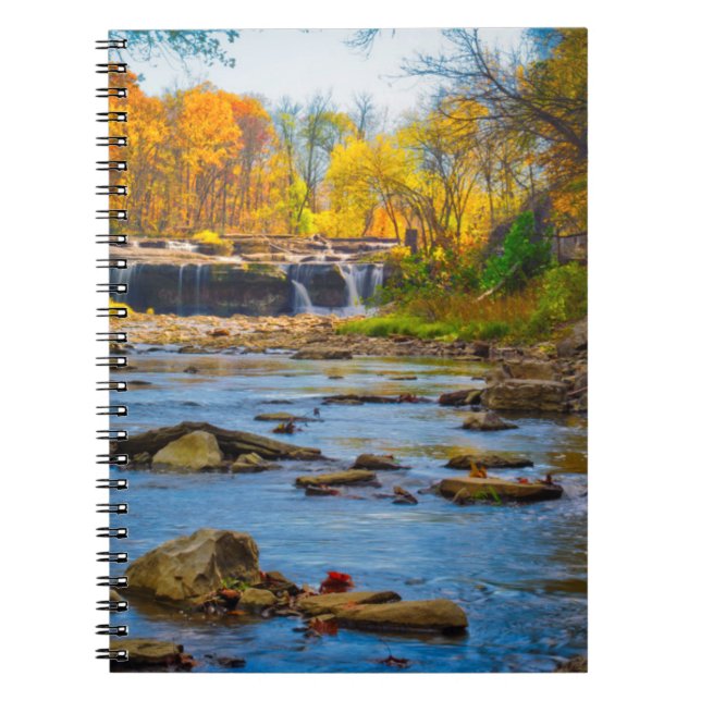Caderno Espiral EUA, Indiana. Cataract Falls State Recreation (Frente)