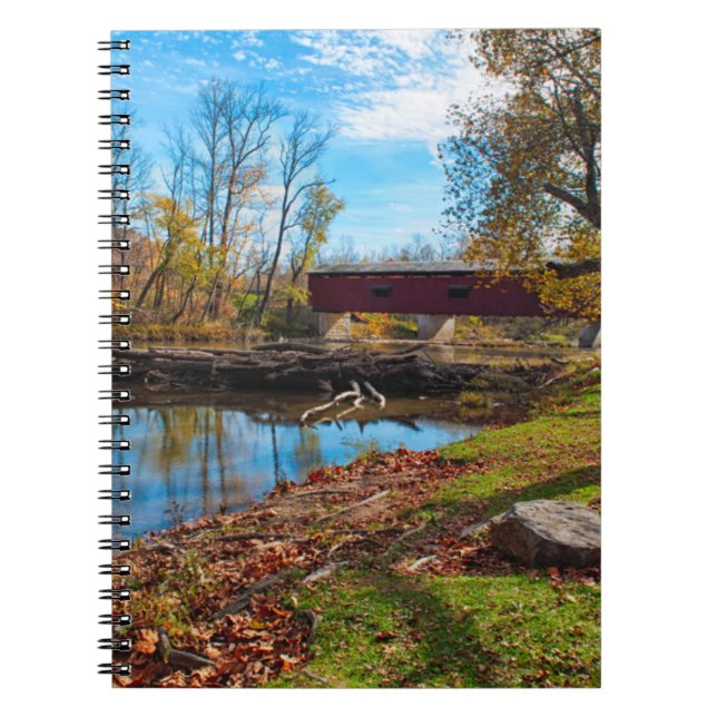 Caderno Espiral EUA, Indiana, Cataract Falls State Recreation (Frente)
