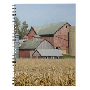 Caderno Espiral EUA, IOWA, Froelich: Fazenda antiga