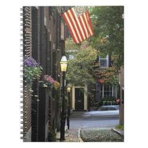 Caderno Espiral EUA, Massachusetts, Boston, Beacon Hill.