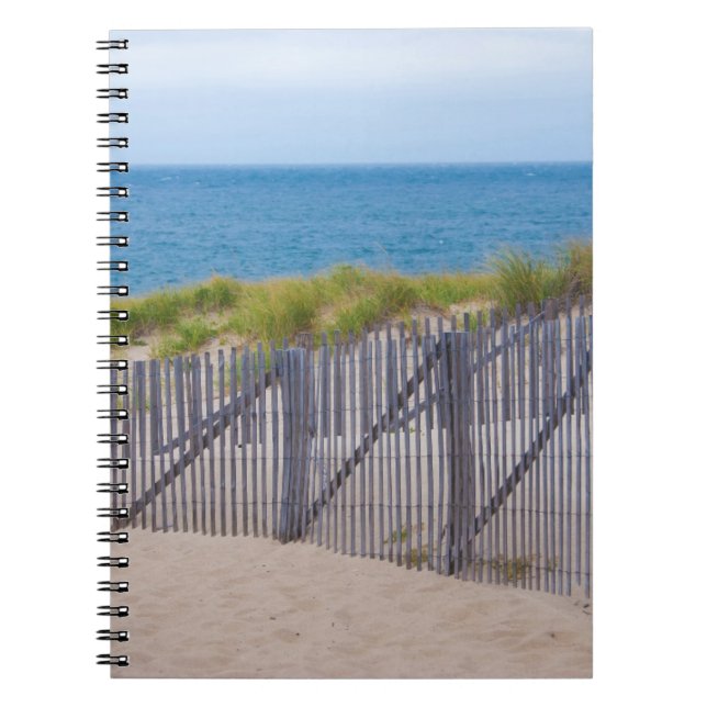 Caderno Espiral EUA, Massachusetts. Dunas e Caminho (Frente)