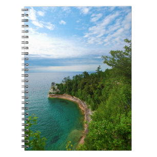 Caderno Espiral EUA, Michigan. Formação Rochosa Miner's Castle 3