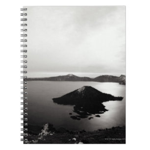 Caderno Espiral EUA, Oregon, lago crater, ilha do feiticeiro,