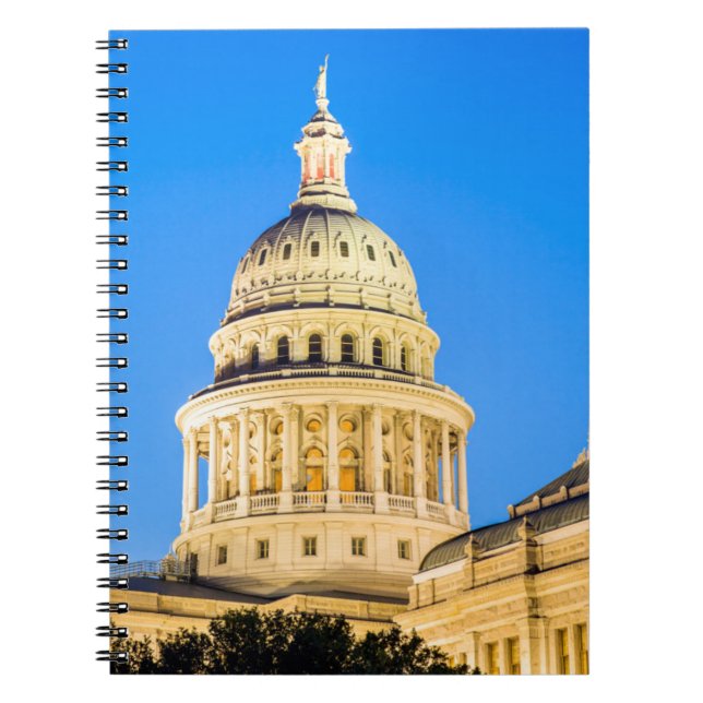 Caderno Espiral EUA, Texas, Austin. Edifício do Capitólio (1888) 2 (Frente)