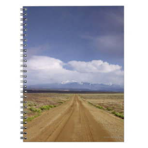 Caderno Espiral EUA, Utá, paisagem do cruzamento de estrada de