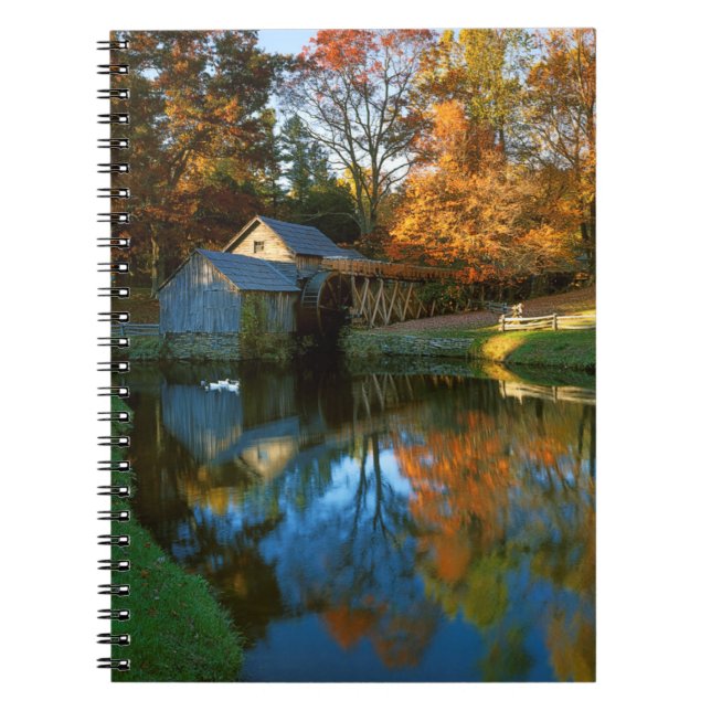 Caderno Espiral EUA, Virginia, Blue Ridge Parkway, Mabry Mill (Frente)