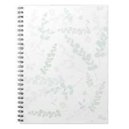 Caderno Espiral Eucalipto e Blush Frasco-Frasco
