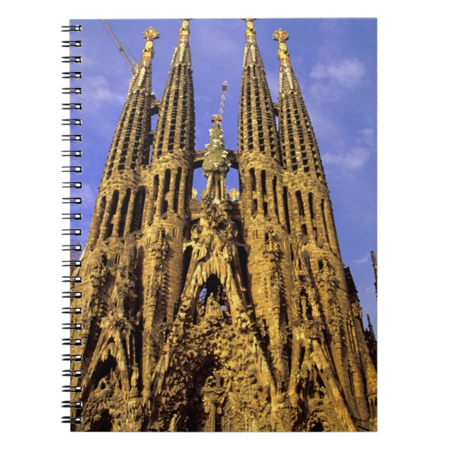 Caderno Espiral Europa, Espanha, Barcelona, Sagrada Família (Frente)