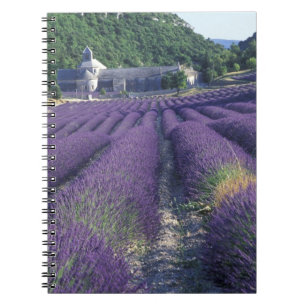 Caderno Espiral Europa, França, Provença. Campos de lavanda