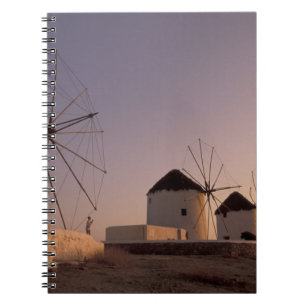 Caderno Espiral Europa, Grécia, Ilhas Cíclades, Mykonos,