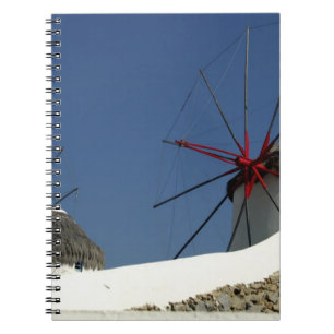 Caderno Espiral Europa, Grécia, Mykonos.