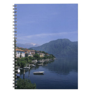 Caderno Espiral Europa, Itália, Lago de Como, Tremezzo. Norte