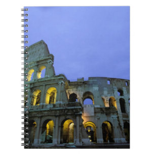 Caderno Espiral Europa, Itália, Roma. Vista noturna do
