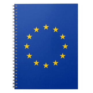 Caderno Espiral European Union flag custom spiral notebook