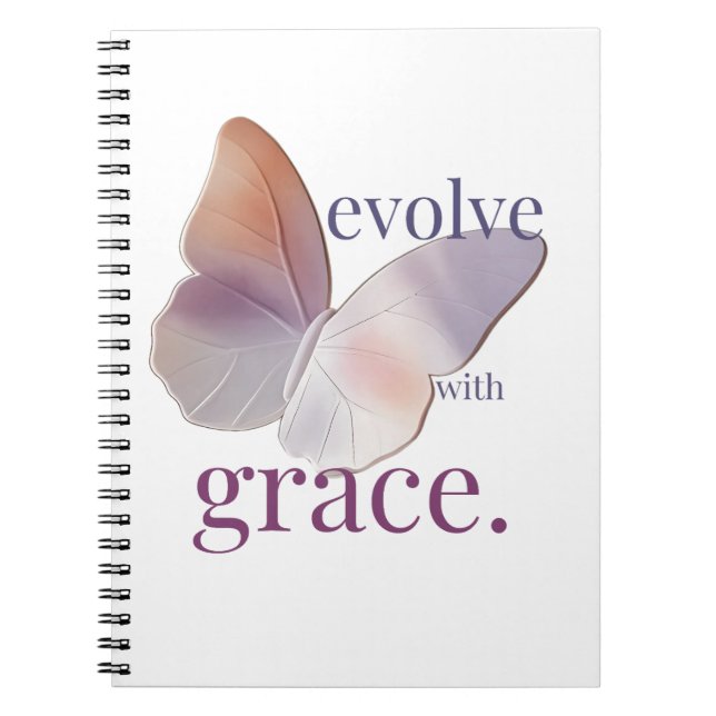 Caderno Espiral Evoluir com Grace Themed (Frente)