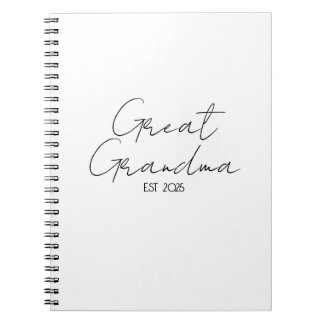 Caderno Espiral Excelente Avó Excelente Vovô Conjunto ・Novo Excele