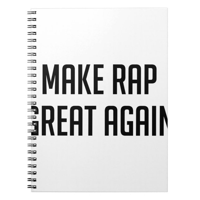 Caderno Espiral Excelente do rap outra vez (Frente)