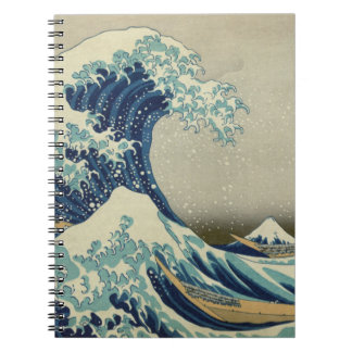 Caderno Espiral "Excelente Wave off Kanagawa" por Hokusai