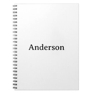Caderno Espiral Excluir Texto & Substituir Próprio Design 6.5" x 8