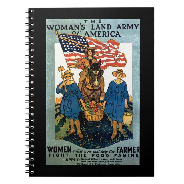 Caderno Espiral Exército Terrestre das Mulheres (Frente)