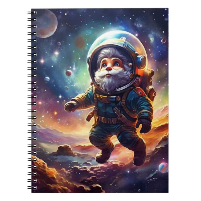 Caderno Espiral Explorador Espacial (Frente)